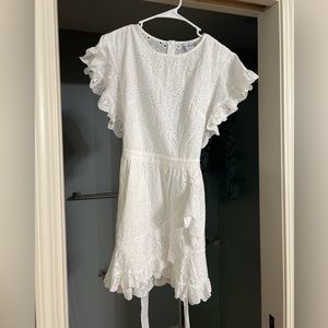 White Mini Dress from Princess Polly (Size 10)
